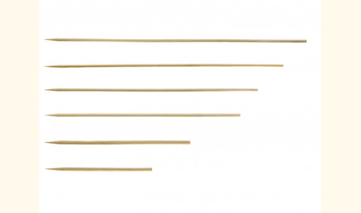 500 X 30cm (Extra Thick) Wooden Bamboo BBQ Skewers - 4MM